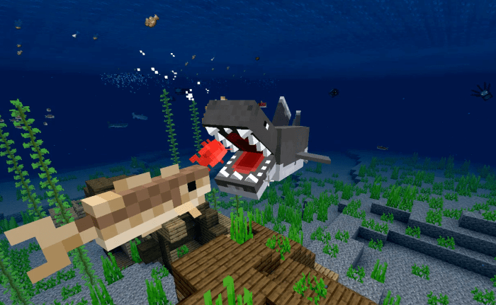 Download Addon Sharks For Minecraft Bedrock Edition 1 13 For Android